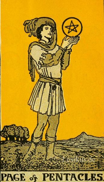 Page Of Pentacles: Tarot Card