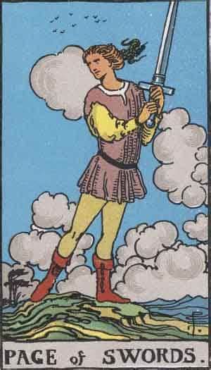 Page of Swords: Tarot Card