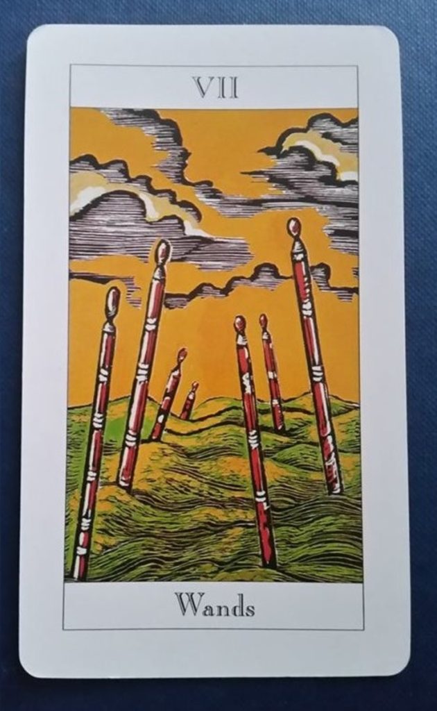 Seven of Wands: Tarot Card