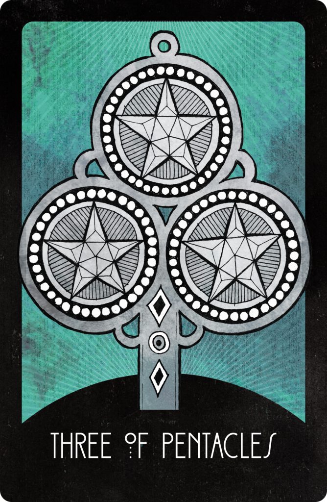 Three of Pentacles: Tarot Card