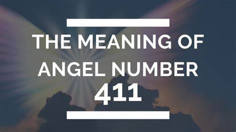 Angel Number 411