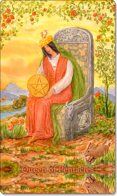 Queen of Pentacles: Tarot Card