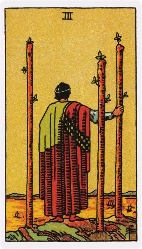 Three of Wands: Tarot Card