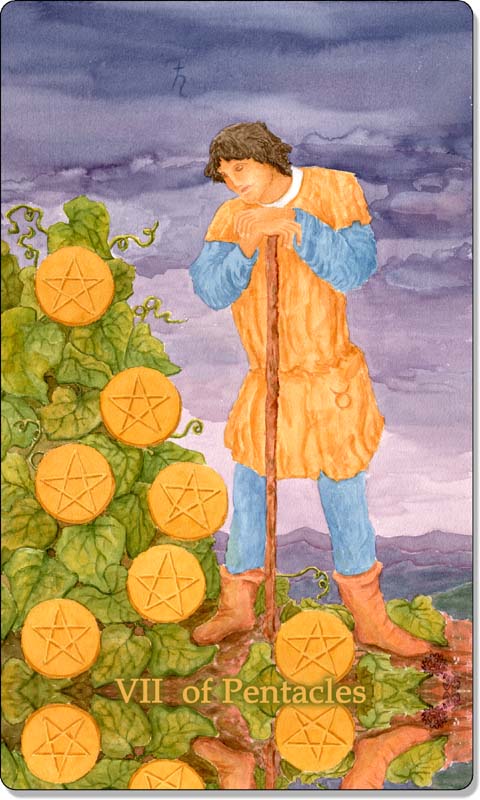 Seven of Pentacles: Tarot Card