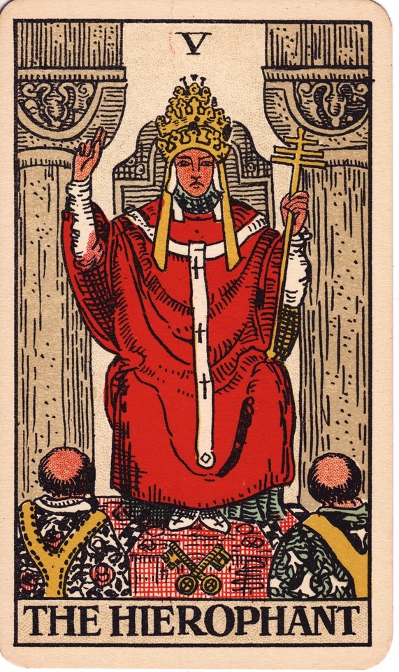 The Hierophant: Tarot Card